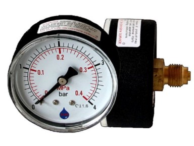 Manometar 0-4 bar, stražnji priključak 1/4", 63 mm